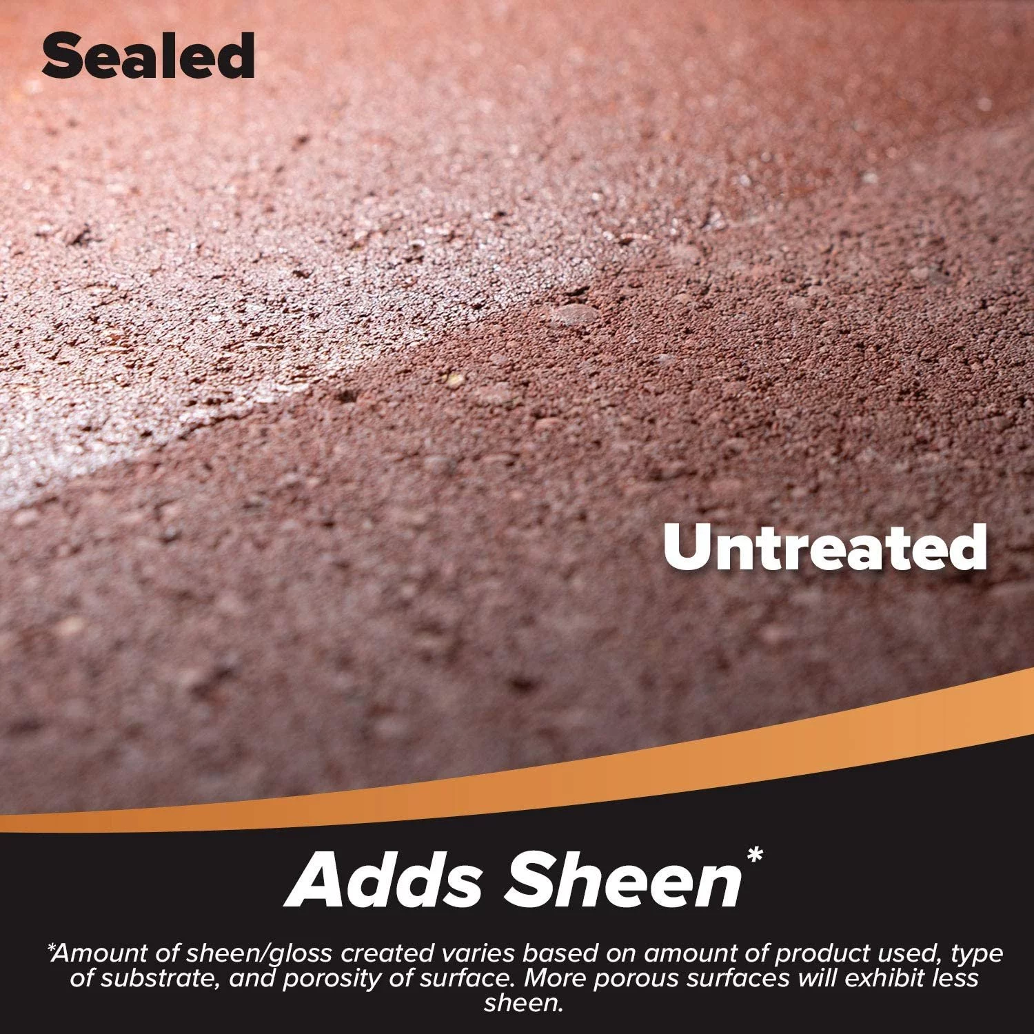 Gloss, Wet Look Patio Paver Sealer, 2.5 gal - Clear Water-Based Sealant for Natural Stone Surfaces
