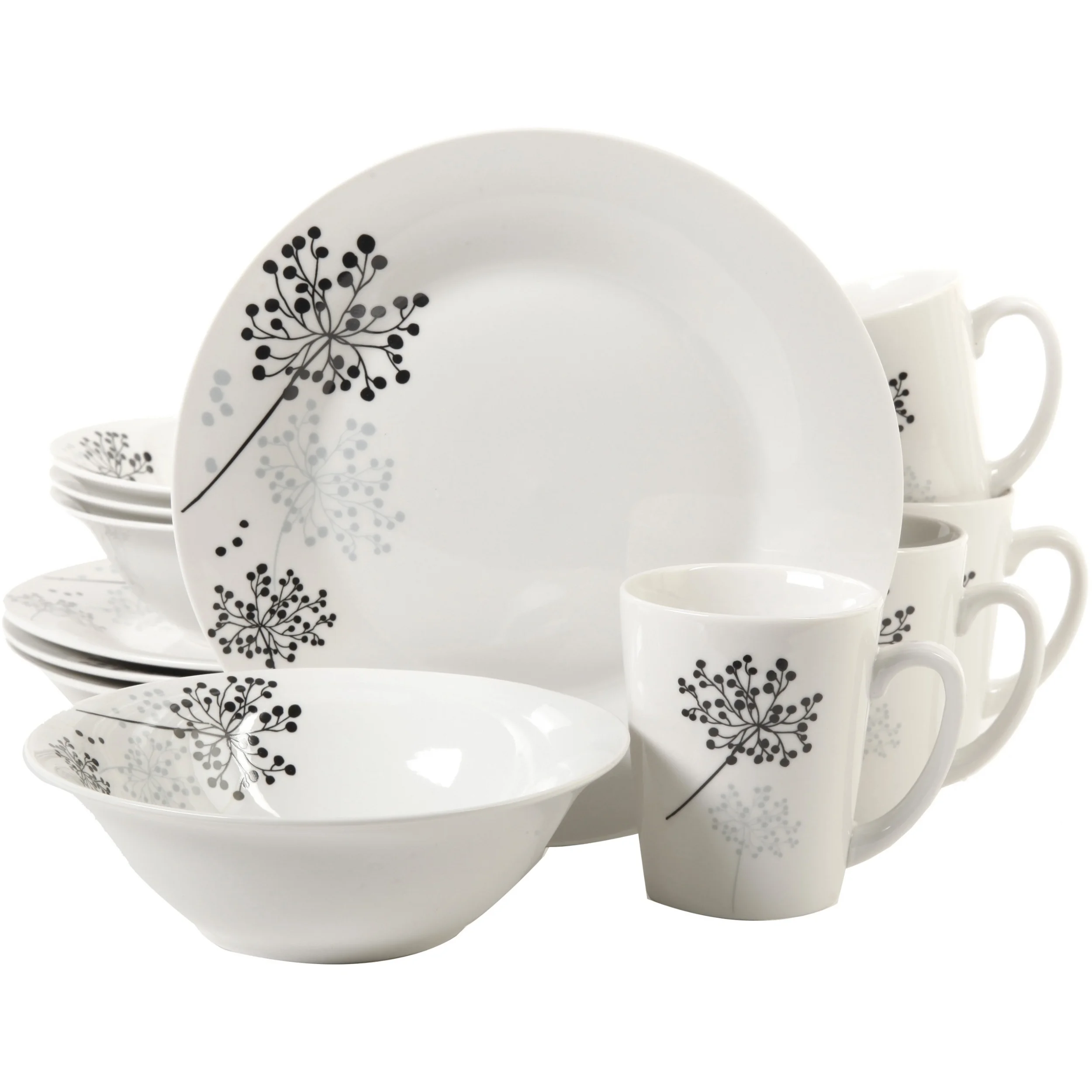 Gibson Home Netherwood Dinnerware Set, 12 Piece
