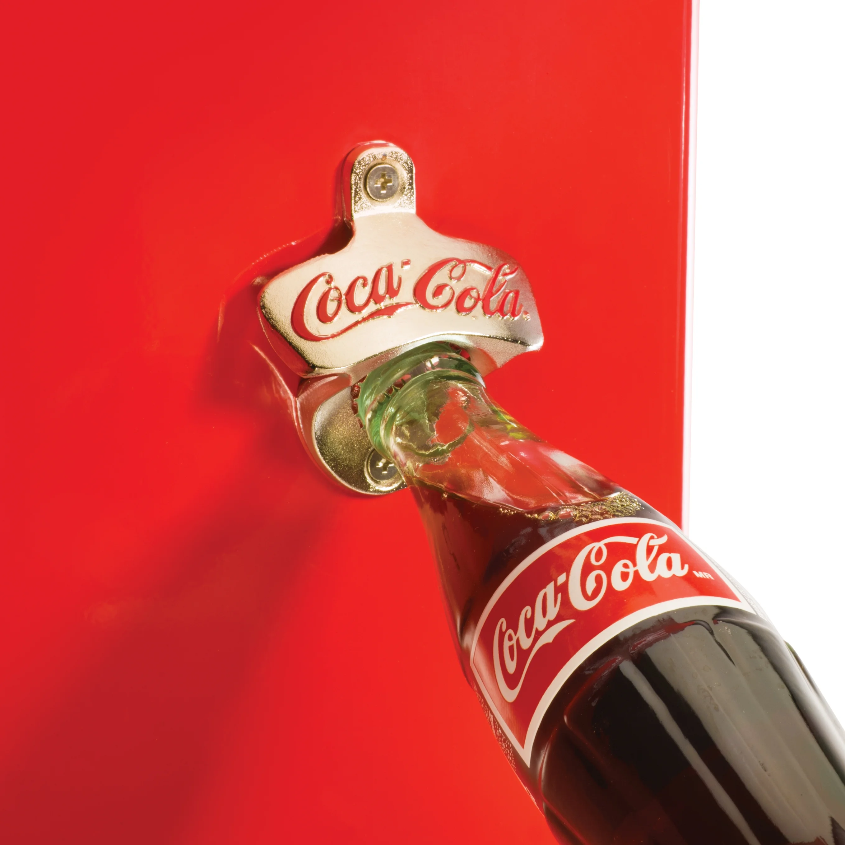 Coca-Cola CKRF32CR 3.2 Cu. Ft. Refrigerator With Freezer, Red