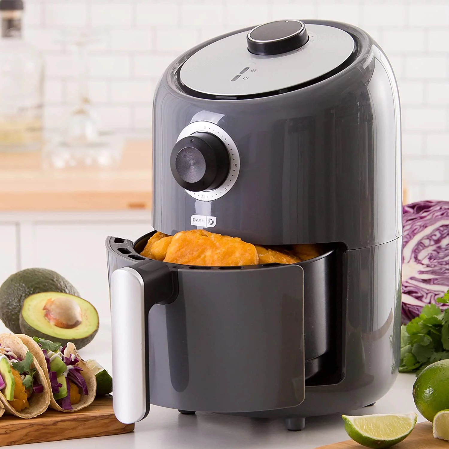 Dash Compact Air Fryer 1.7L - Gray