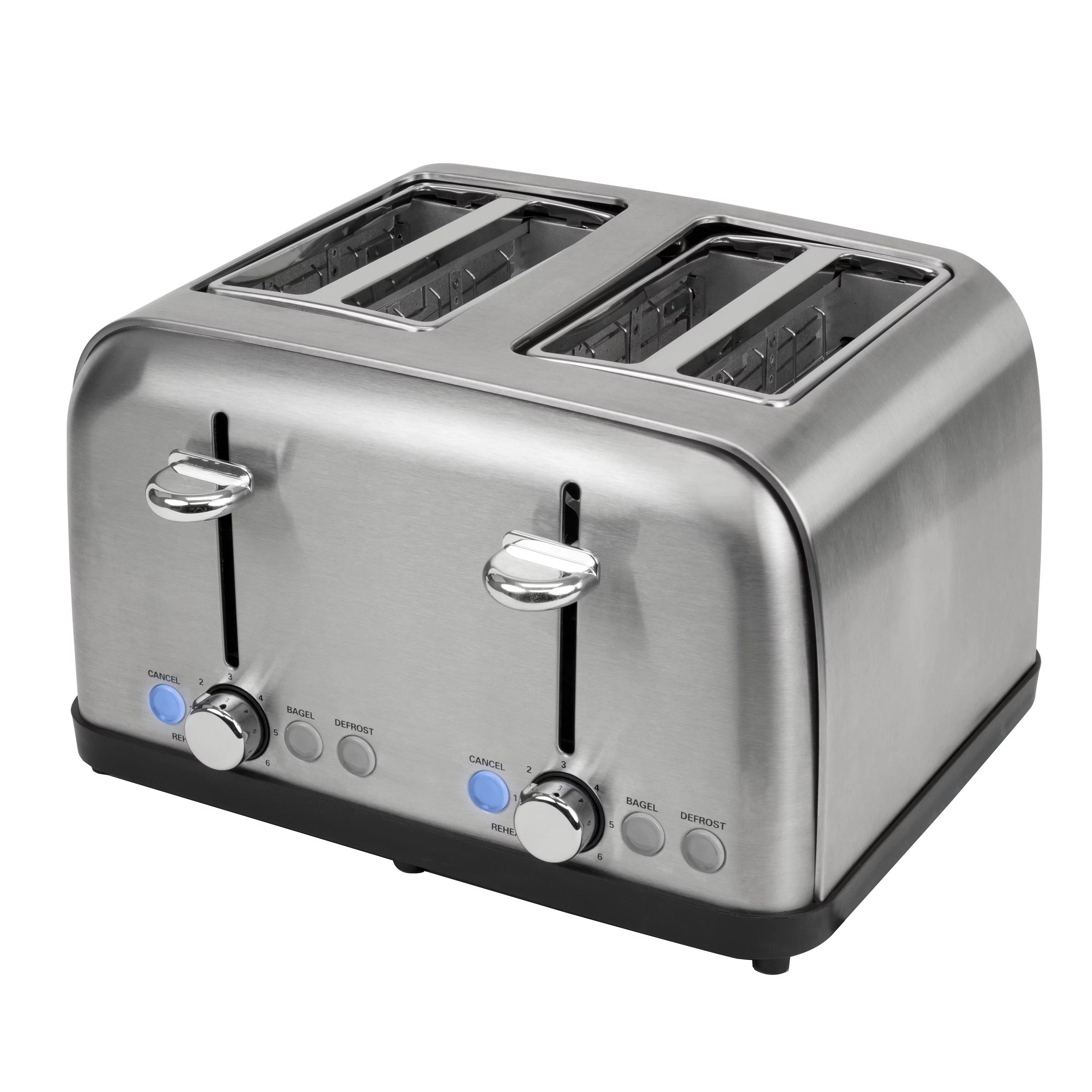HomeCraft HCTST4SS Stainless Steel 4-Slice Toaster