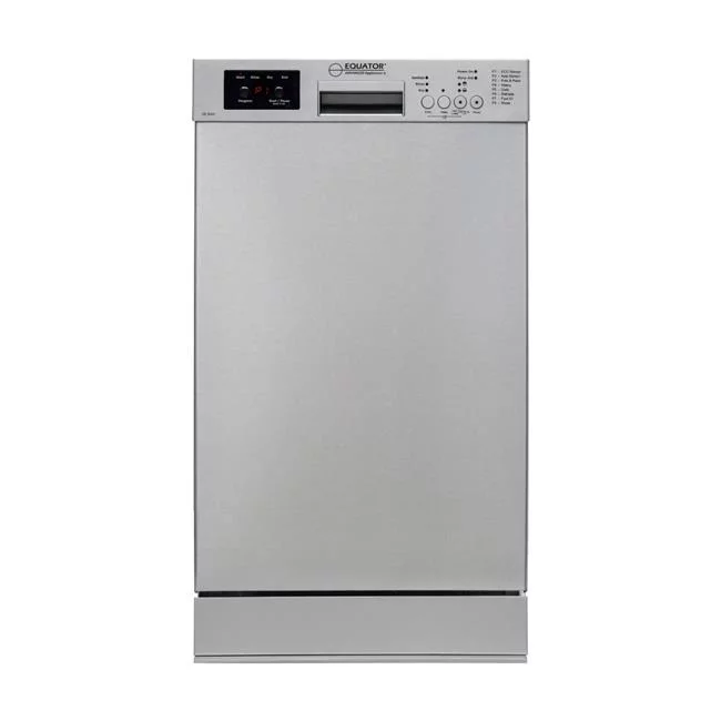 Equator 18'Dishwasher Europe ADA Builtin 10 Place Sani Delay 1/2 Load 51dB