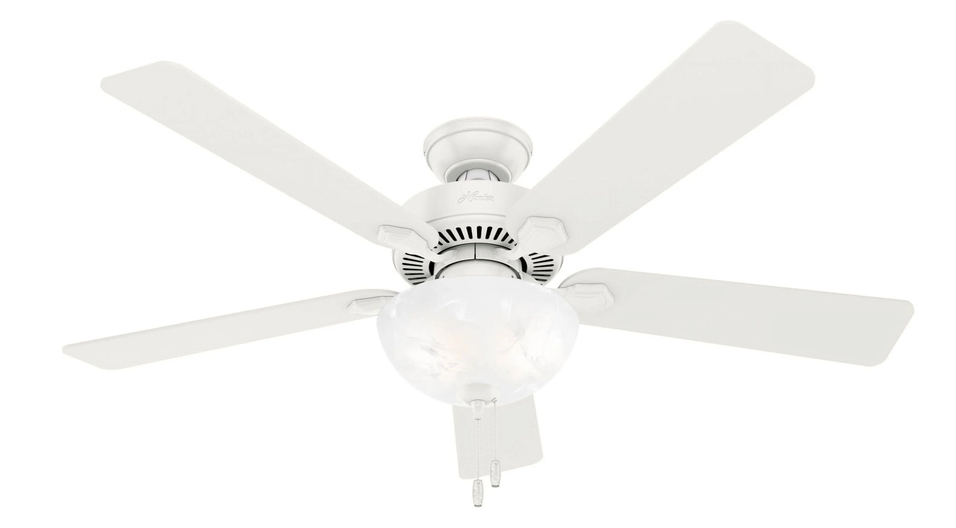 Hunter Swanson Indoor Ceiling Fan LED Lights, Chain Control, 52