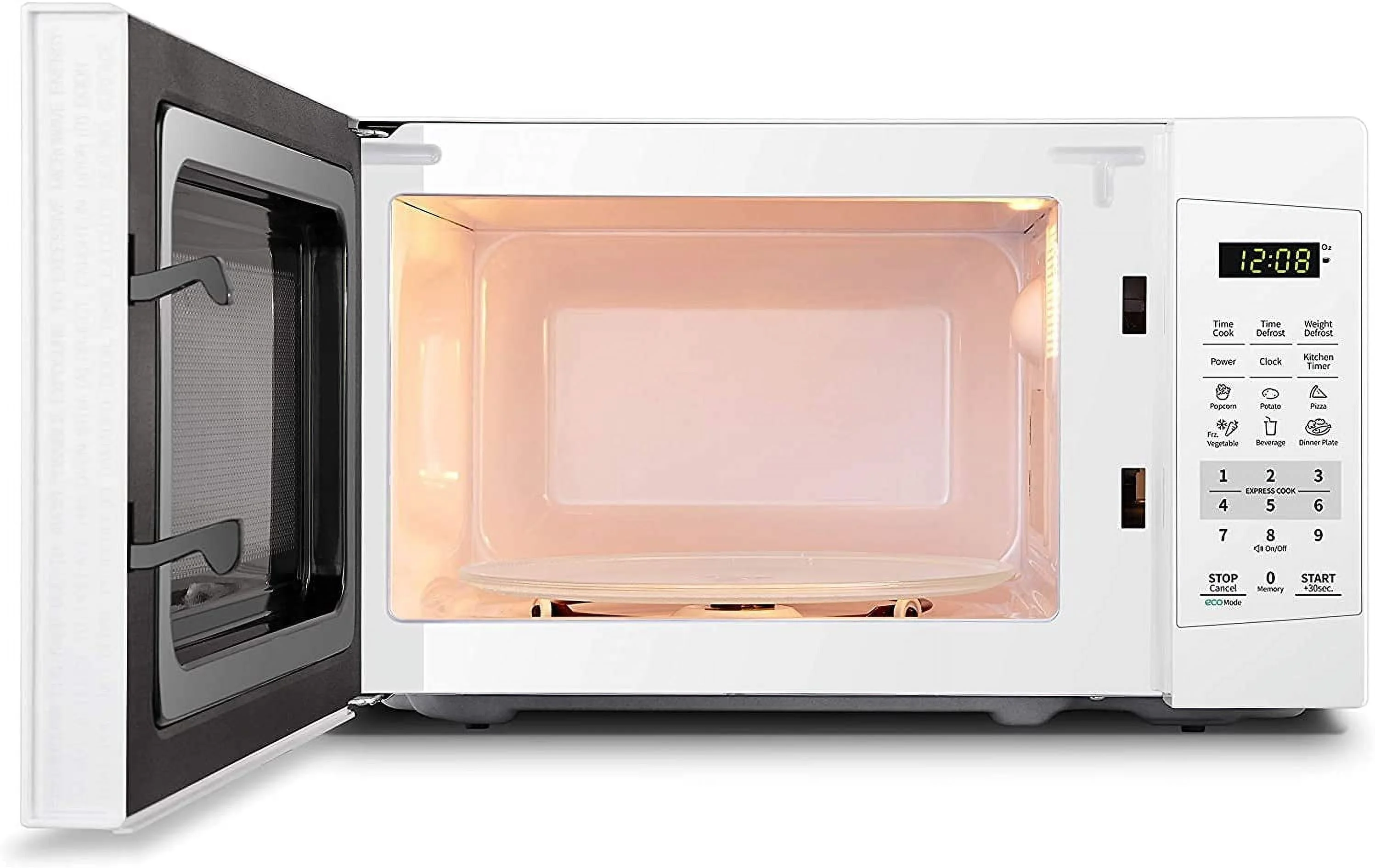 COMFEE' EM720CPL-PM Countertop Microwave Oven 0.7 Cu Ft/700W, Pearl White New