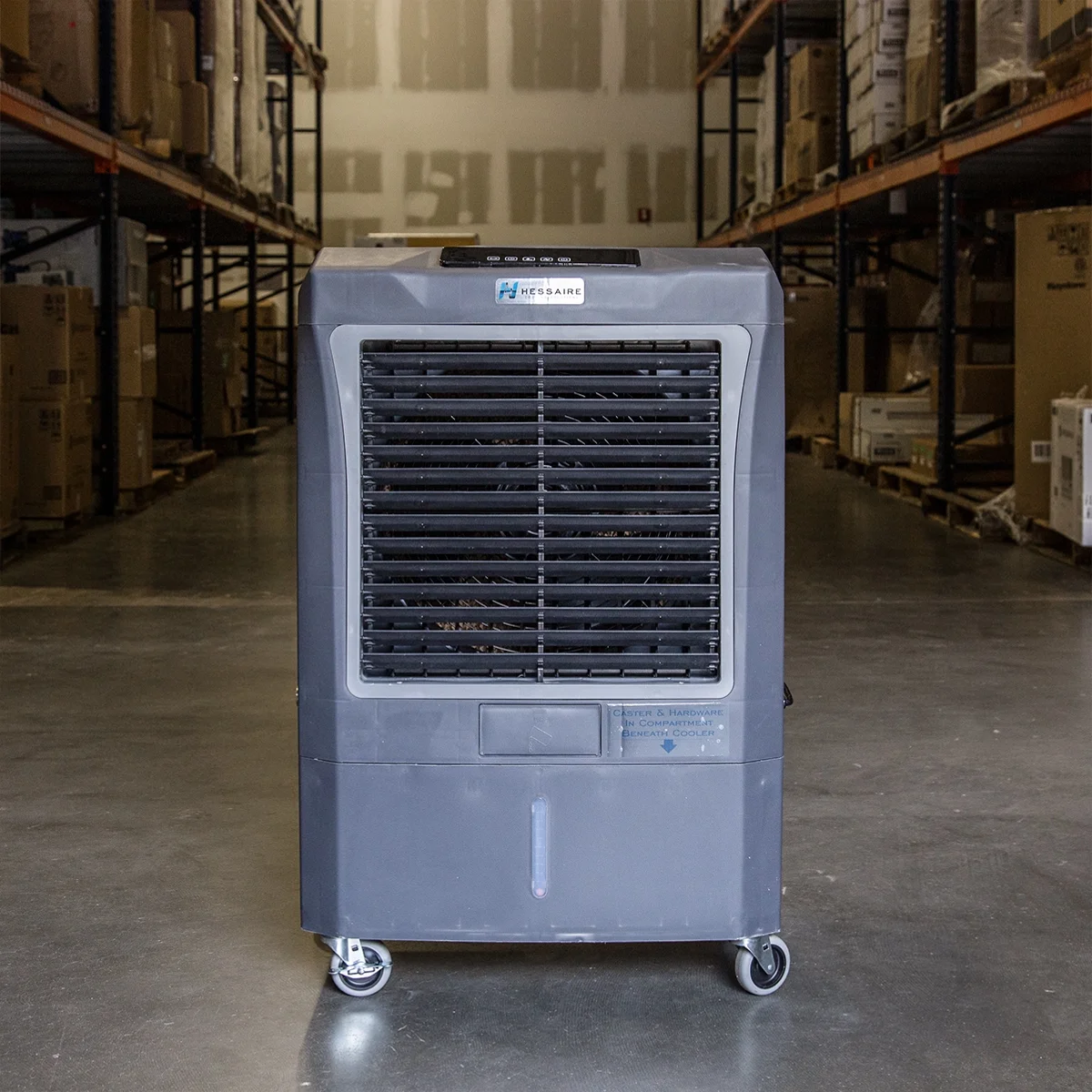 Hessaire MC37A 2,200 CFM 3-Speed Portable Evaporative Cooler with Automatic Controls