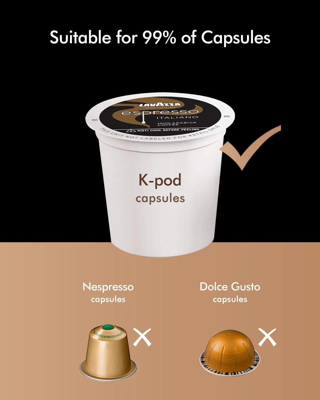K Cup Coffee Maker, Sifene 3 in 1 Single Serve Coffee Machine, Pod Coffee Brewer For Ground Coffee, Capsule pod, Leaf Tea maker, 6 to 10 Ounce Cup, Removable 50 Oz Water Reservoir