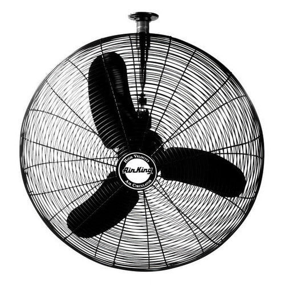 Air King 9375 30' 8780 Cfm 3-Speed Industrial Grade Oscillating Ceiling Mount Fan