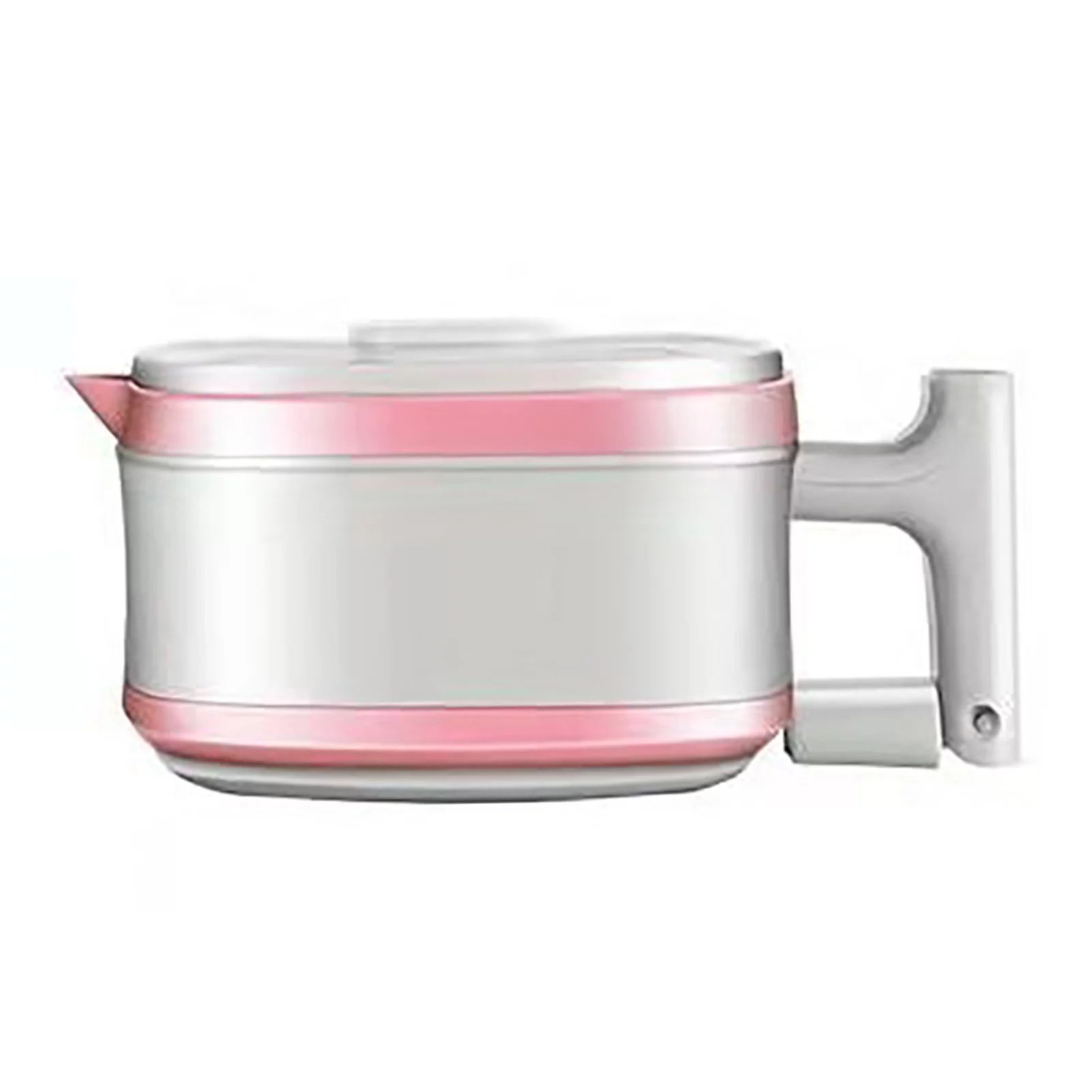 110V?220V Foldable Electric Kettle 800W Silicone Portable Collapsible Thermostatic Control Hot Water Kettle EU Plug Pink Free Size