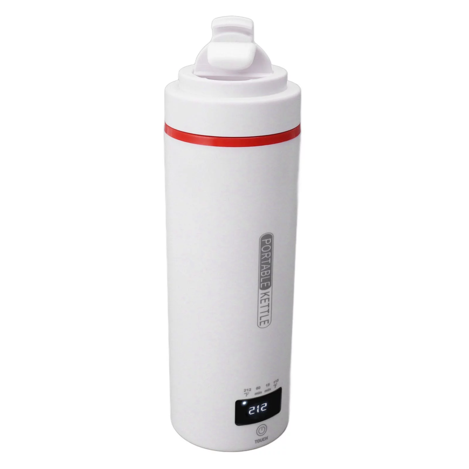 120V Portable Travel Electric Kettle 520ML Travel Portable Mini Coffee Kettle Water Boiler US Plug White