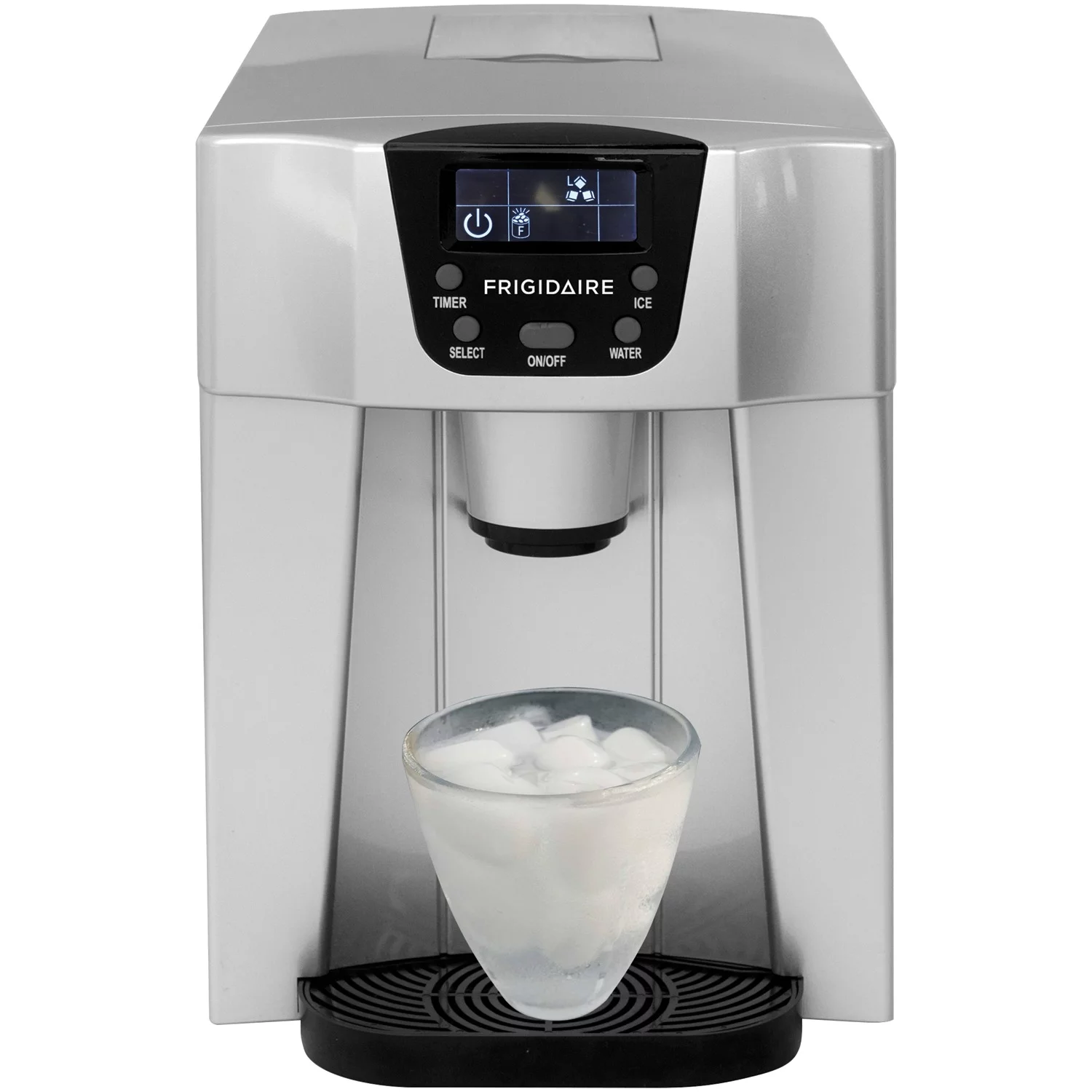 Frigidaire EFIC227 - 26 lb Countertop Ice Maker with Water Dispenser - Silver
