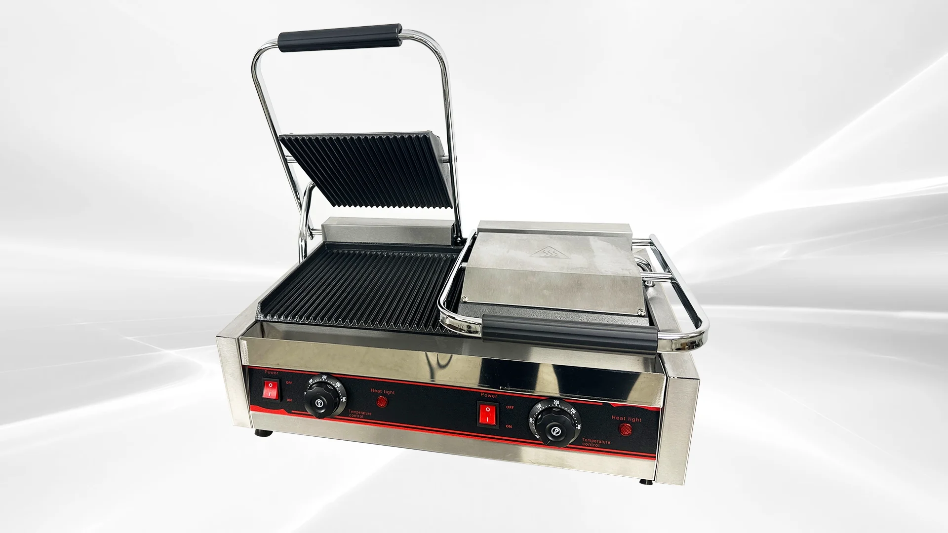 Commercial Professional Panini Press Grill and Sandwich Griddler ET-YP-2A1