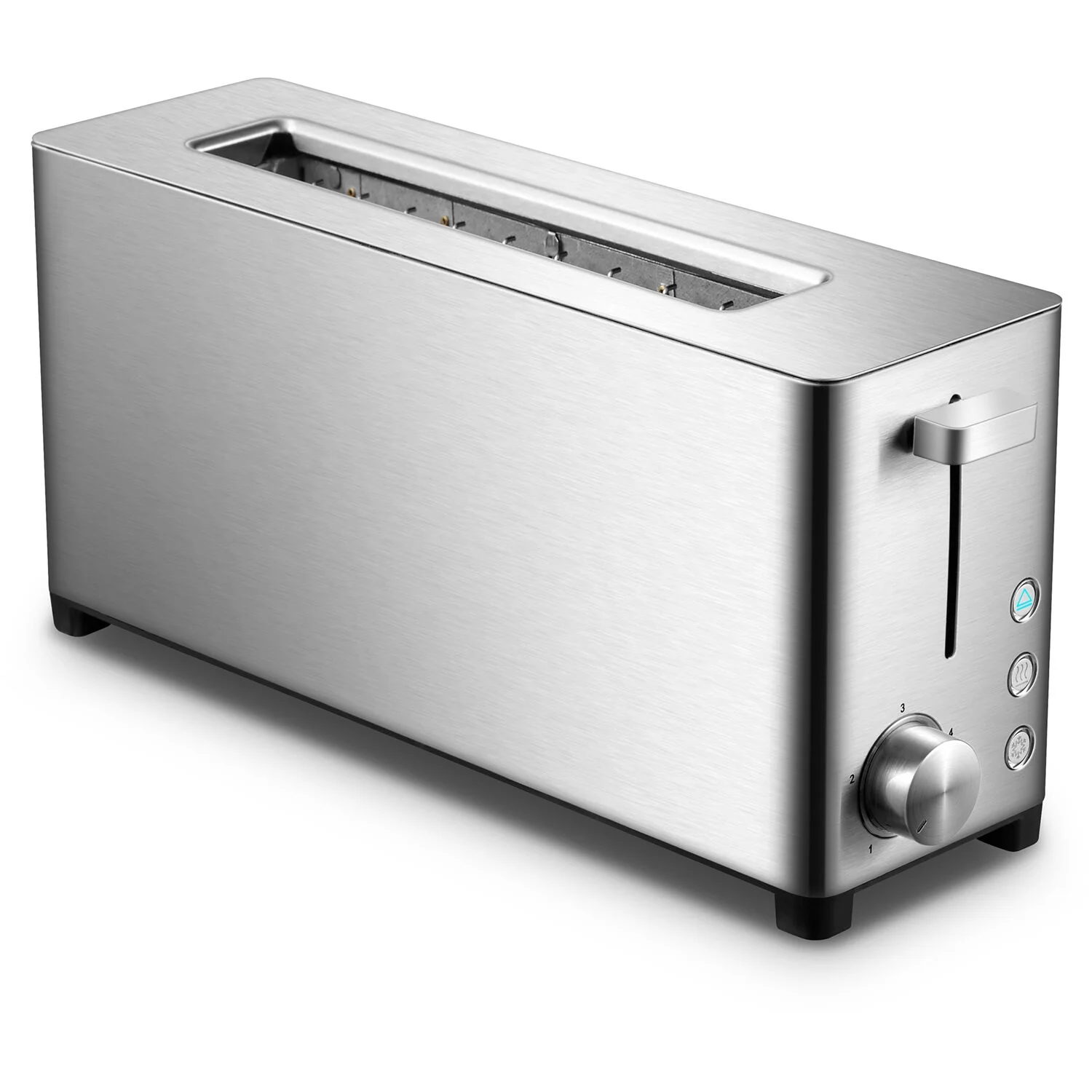 CASO 2 slice, wide slot toaster, stainless steel, cancel, defrost, bagel, 6 browning settings, 11916