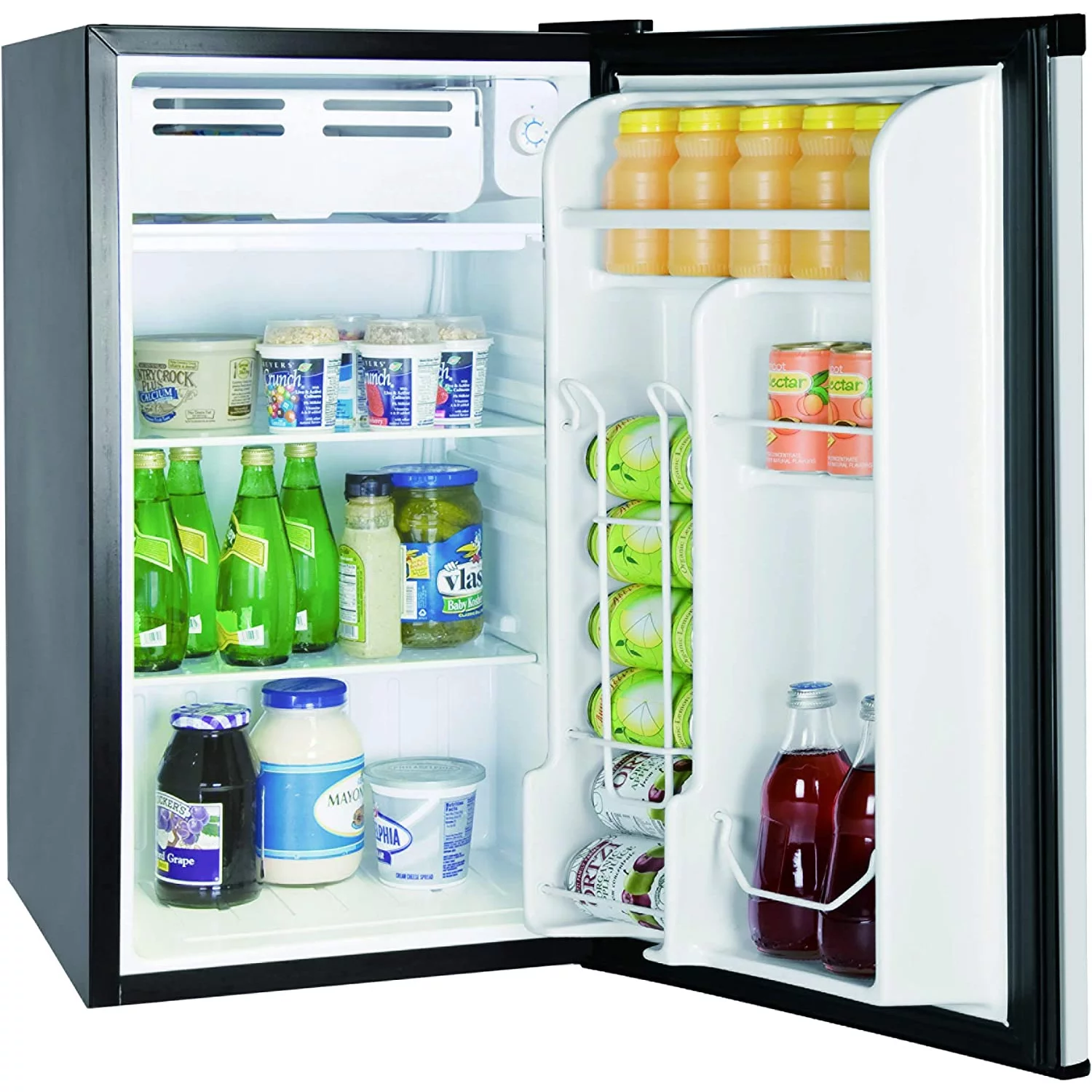 Frigidaire 3.2 Cu. ft. Compact Refrigerator Chrome Trim EFR323, Platinum