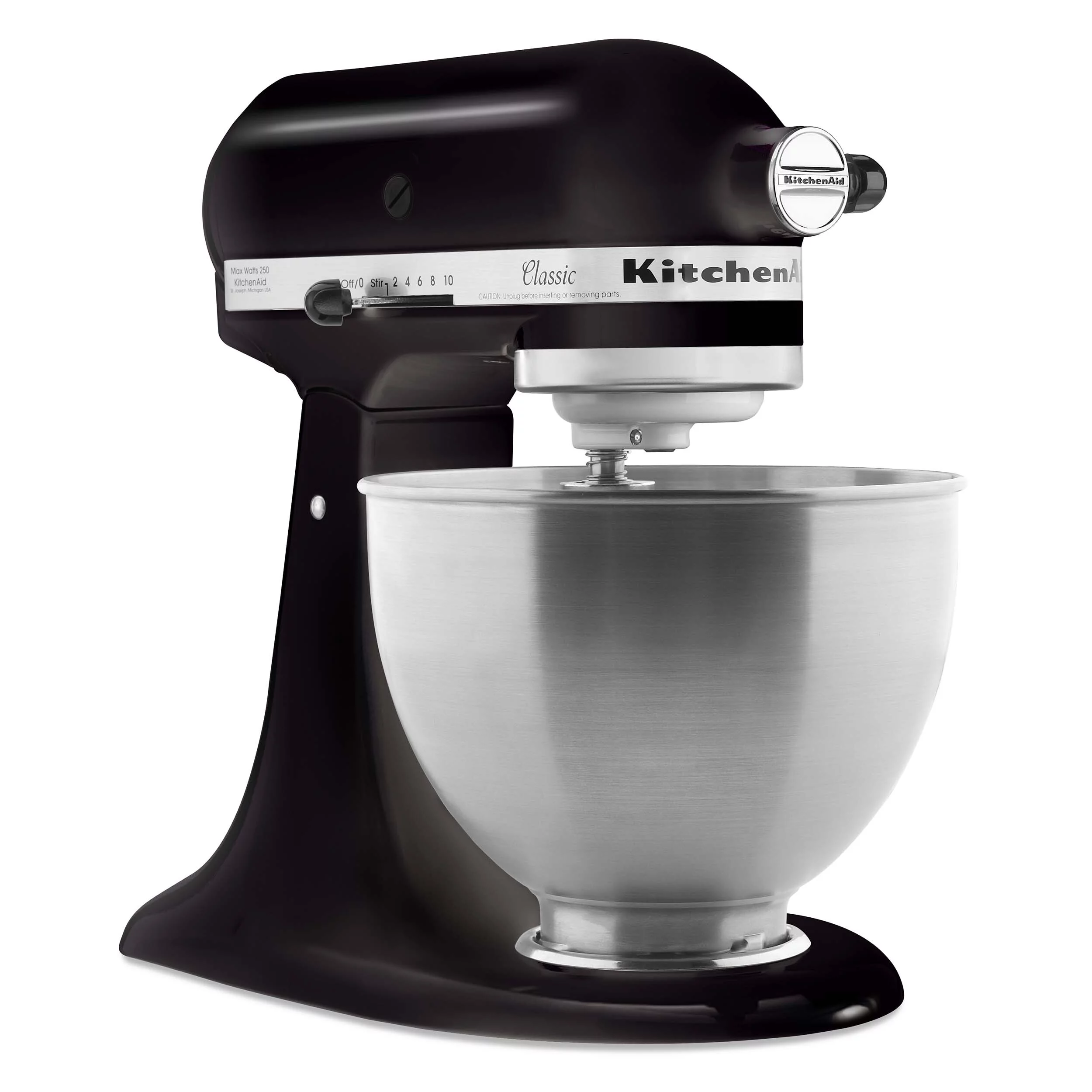 KitchenAid? Classic? Series 4.5 Quart Tilt-Head Stand Mixer, Onyx Black, K45SS