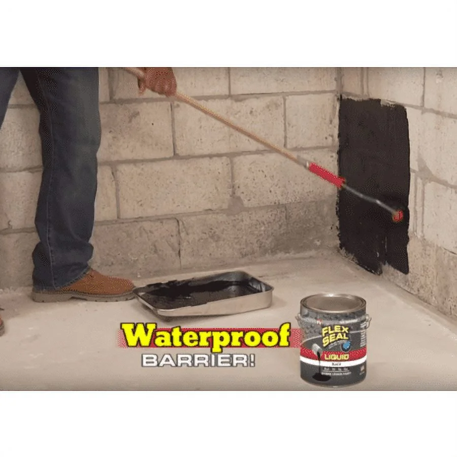 Flex Seal Liquid Rubber in a Can, 1-gal, Black
