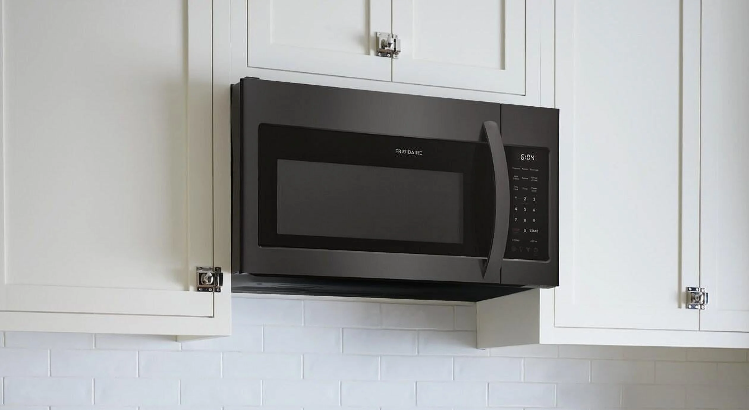 Frigidaire FMOS1846BD 1.8 Cu. Ft. Over-The-Range Microwave, Dark Stainless Steel,Convenient Quick Start Options, Push-to-Open PureAir? Filter Door, PureAir? Filter included, LED Lighting, Filter Indicator Light, Two Speed Ventilation, Bright Interior