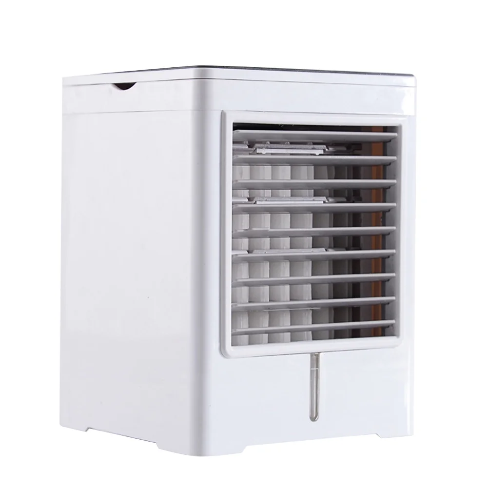 Hesroicy USB Mini Air Conditioner Cooler Home Office Portable Touch Screen Cooling Fan