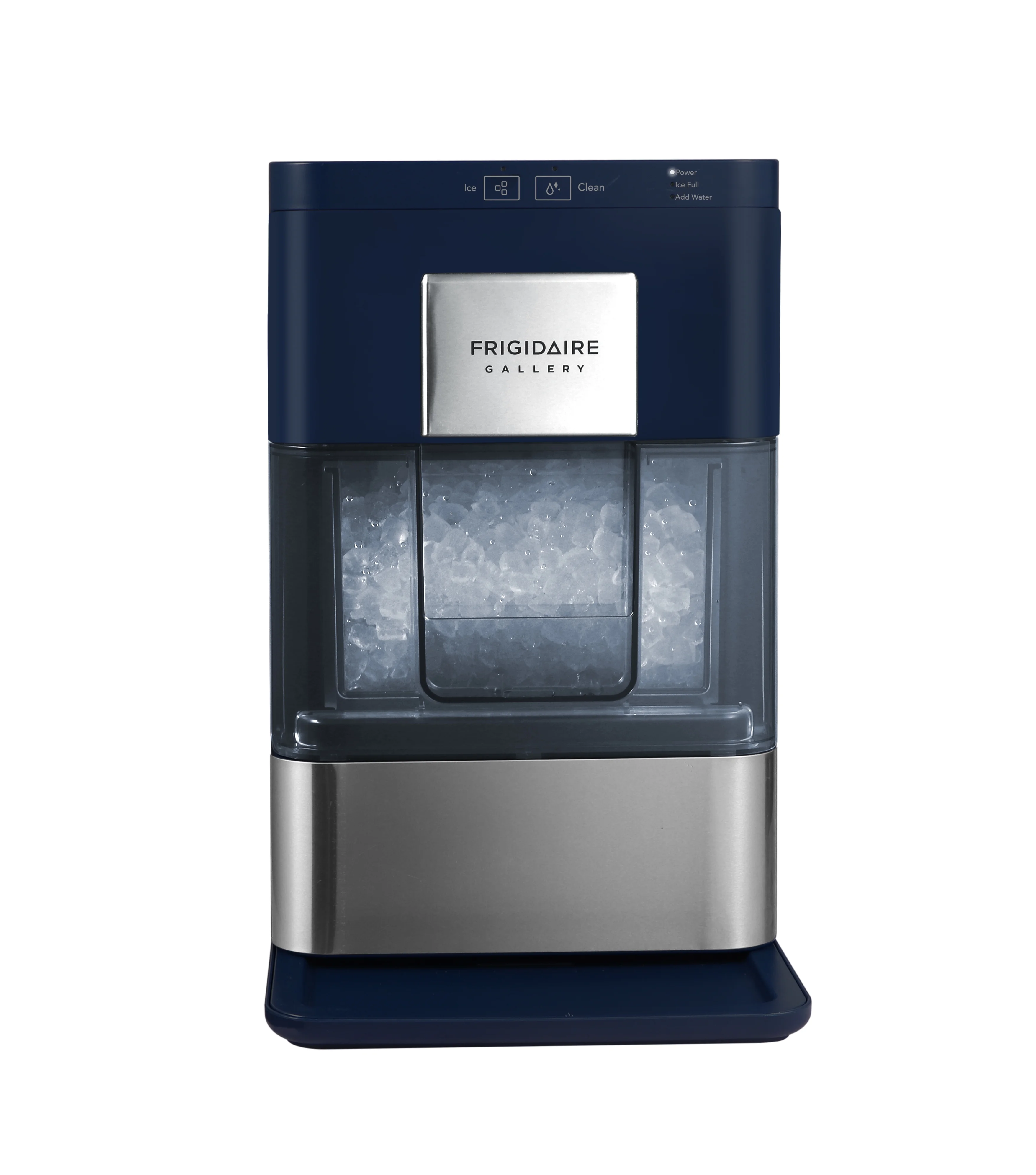Frigidaire Gallery 44 lbs. Touchscreen Nugget Ice Maker - Stainless Steel Accent, EFIC256, Black