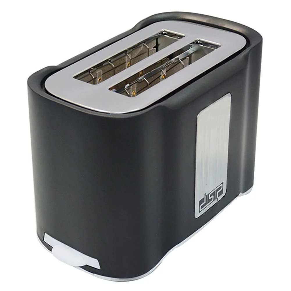Bluethy Household Stainless Steel Breakfast Wide Slot 2 Slices Bread Maker Quick Toaster
