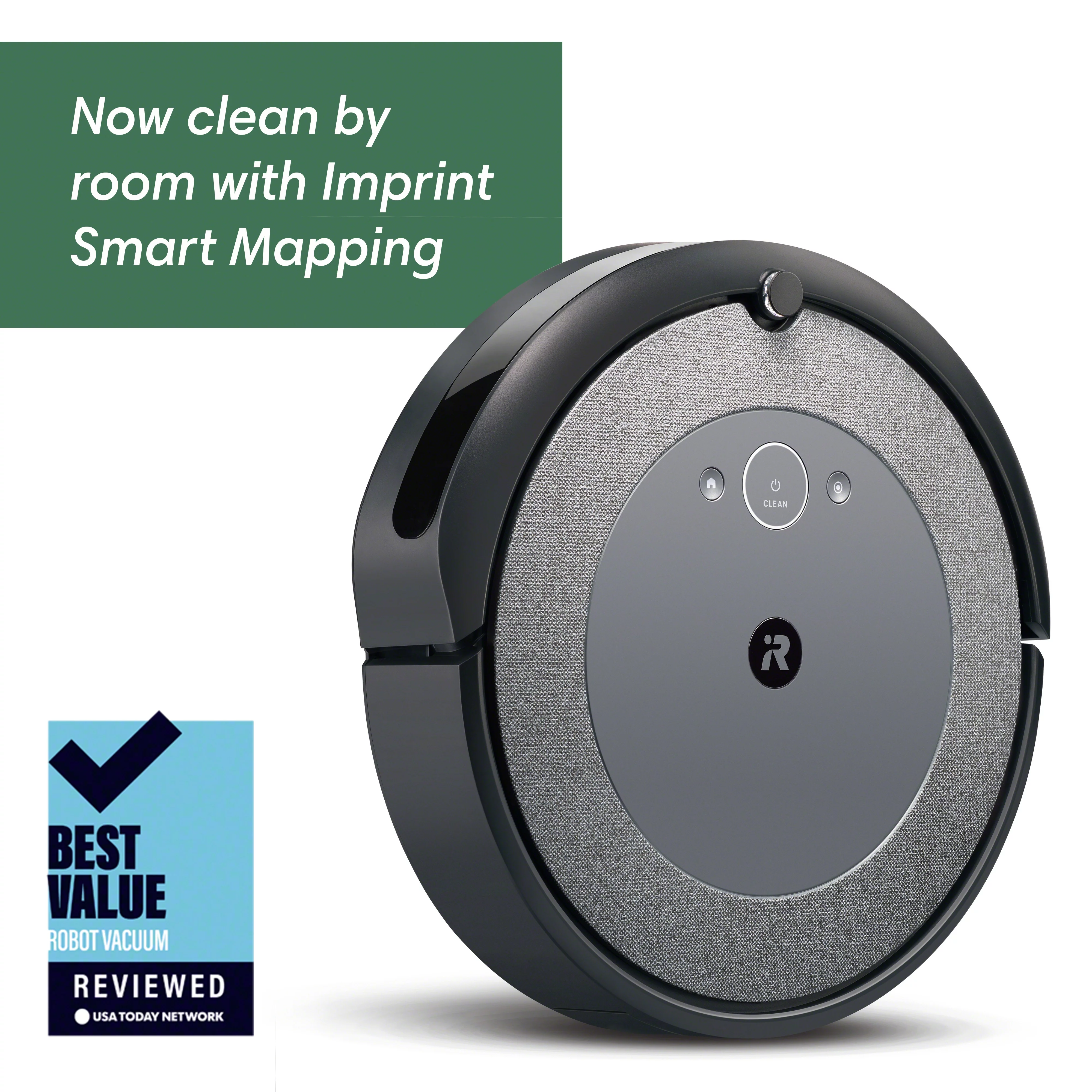 iRobot? Roomba? i3 EVO (3150) Wi-Fi Connected Robot Vacuum �C Now Clean by Room with Smart Mapping, Works with Google, Ideal for Pet Hair, Carpets & Hard Floors