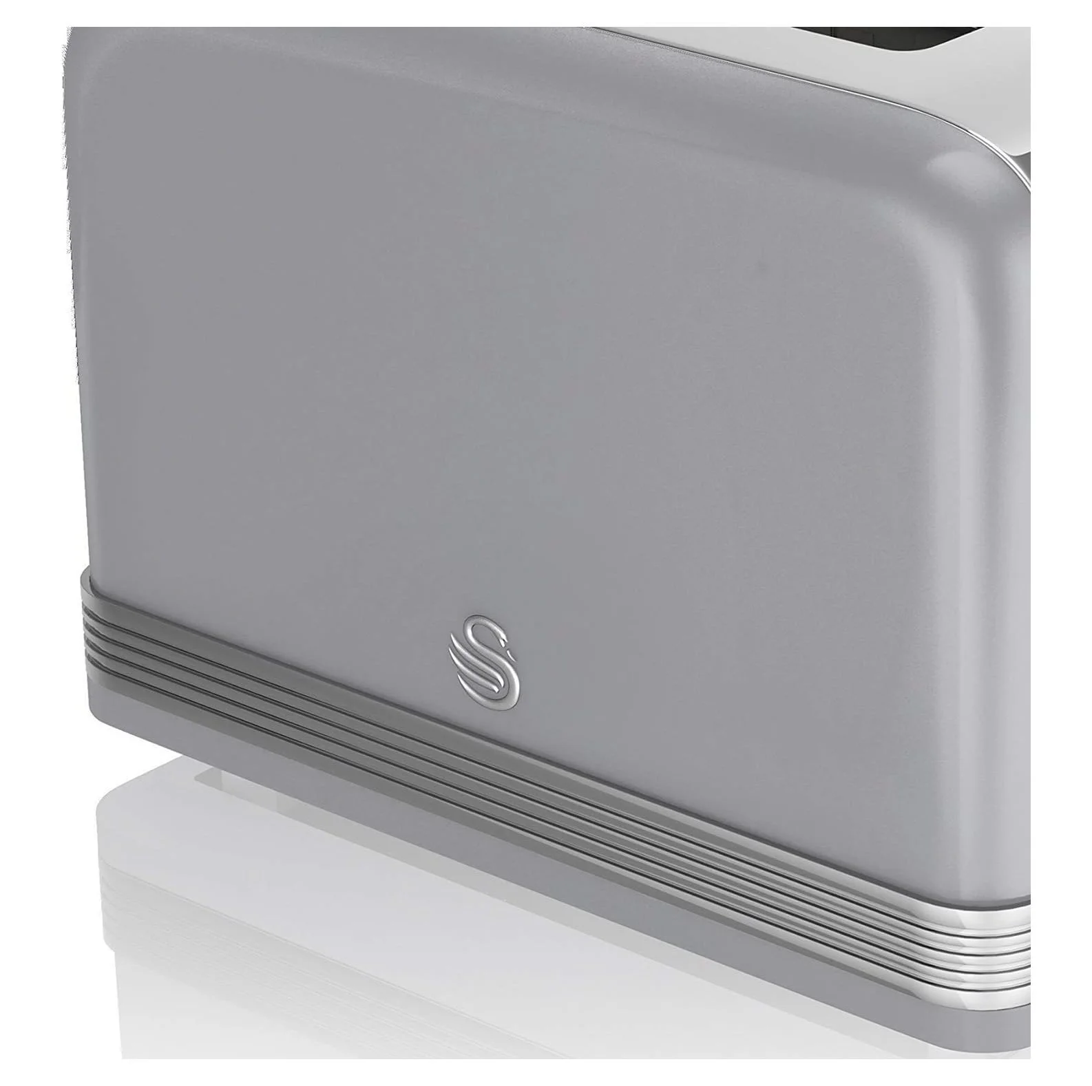 BULYAXIA 4 Slice Toaster, Gray