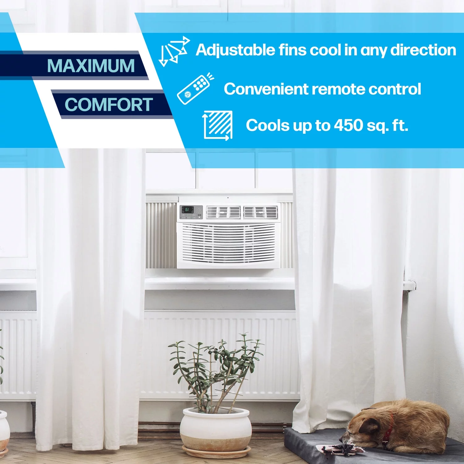 Arctic Wind 10000 BTU Electronic Window Air Conditioner