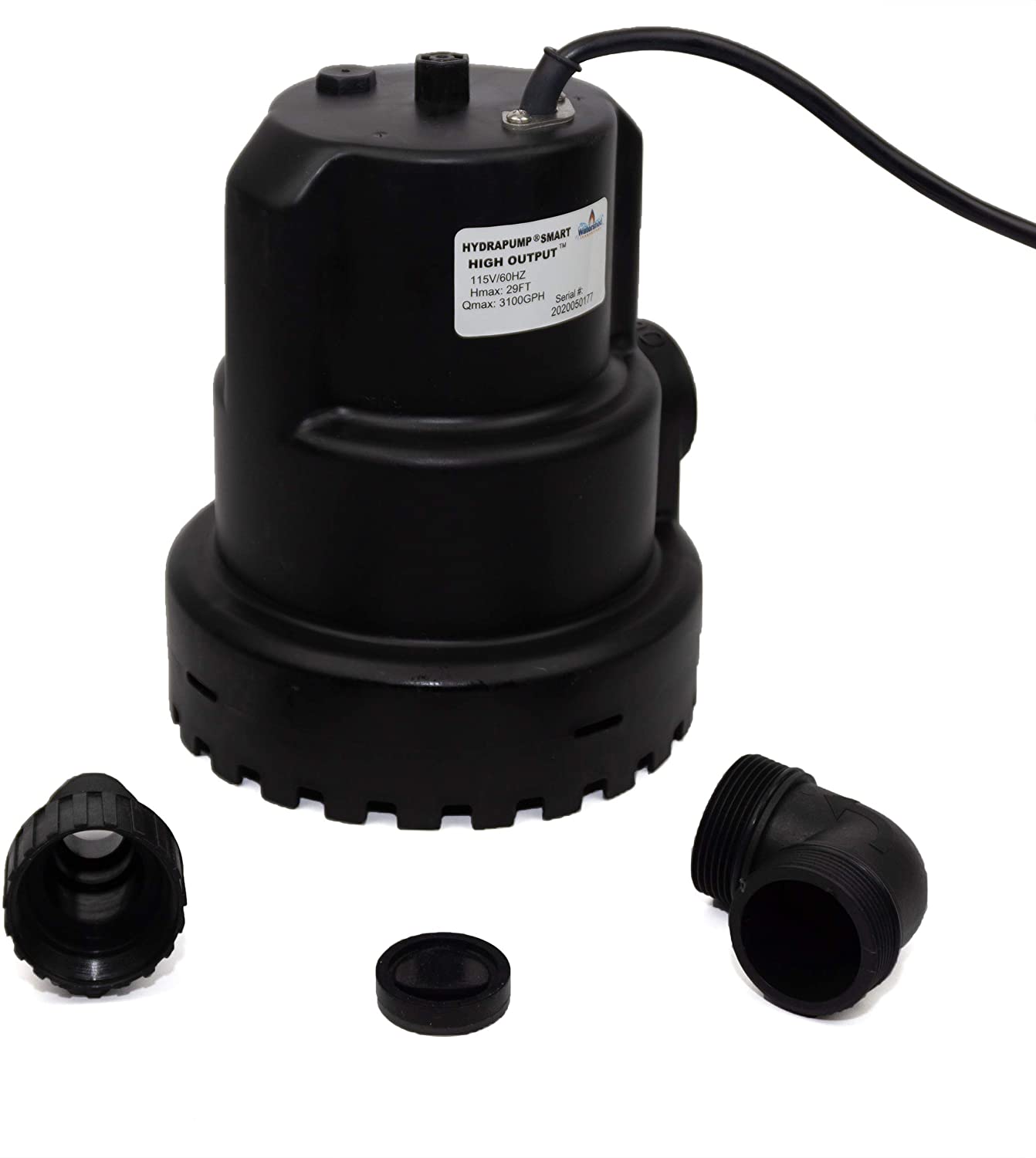 HydraPump Smart High Output - Water Pump with HydraSense Technology for Automatic Operation