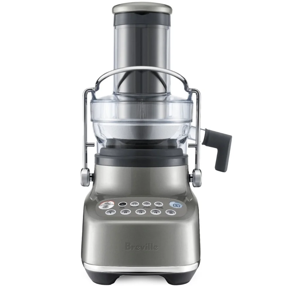 Breville BJB615SHY Compact Design 3X Bluicer Blender and Juicer (Smoked Hickory)