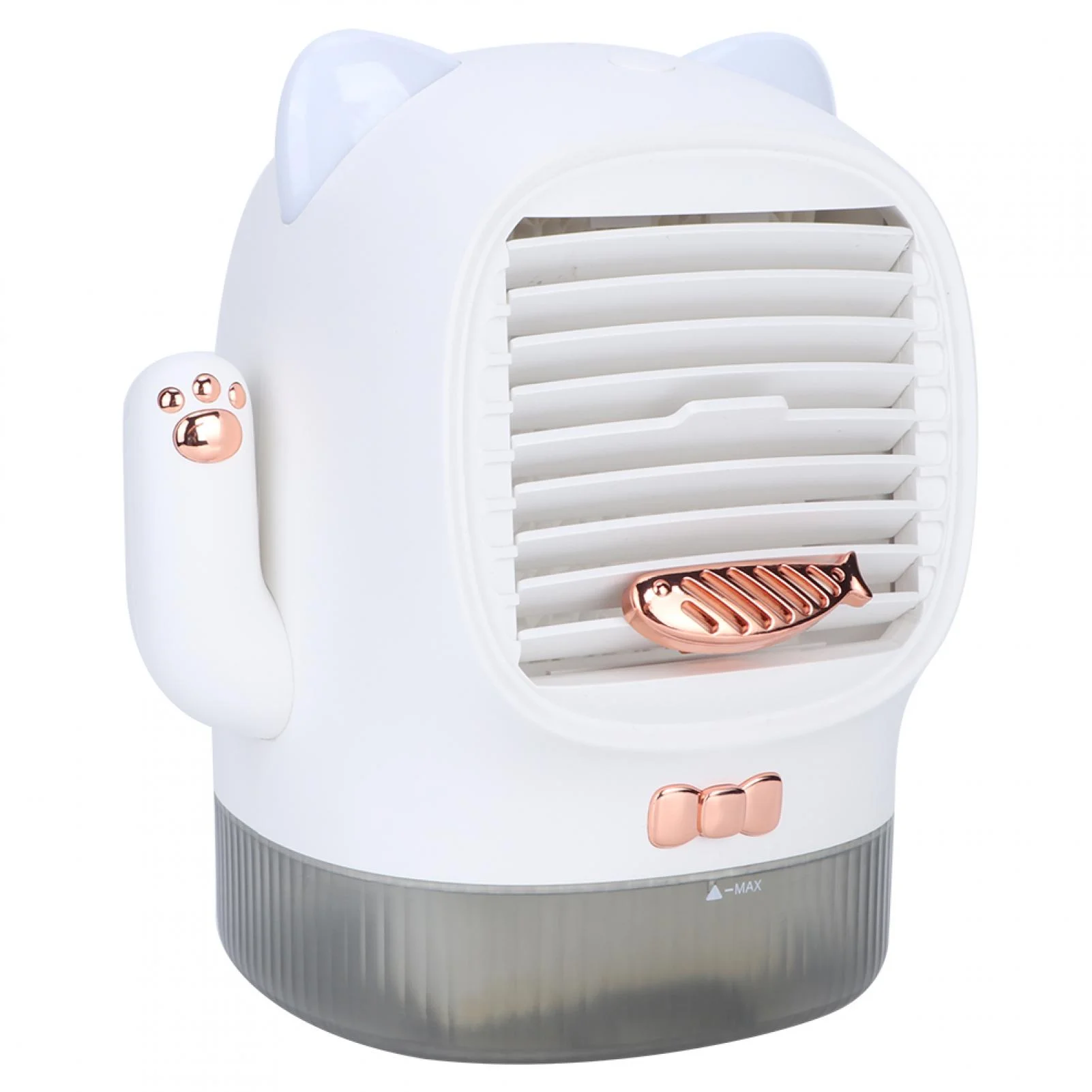 2024 Cute Portable Desktop Cooling Fan Table Air Cooler Mini Air Conditioner Fan for Home Use(Charging UV Type )