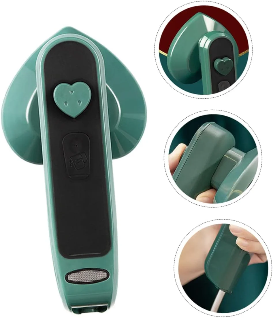 3 Sets Mini Iron Portable Travel Steamer Travel Clothes Steamer Mini Hand Held Steamers for Clothes Mini Clothes Steamer Fabric Steamer for Clothes Portable Iron Steamer Clothing 18.3x6.5cmx3pcs