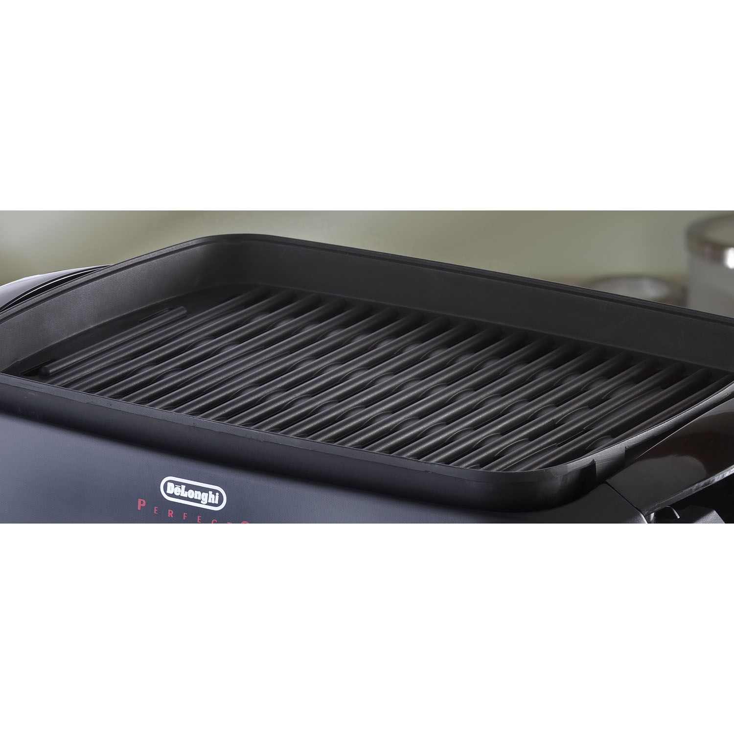 De'Longhi Healthy Indoor Grill with Die-Cast Aluminum Non-Stick Cooking Surface