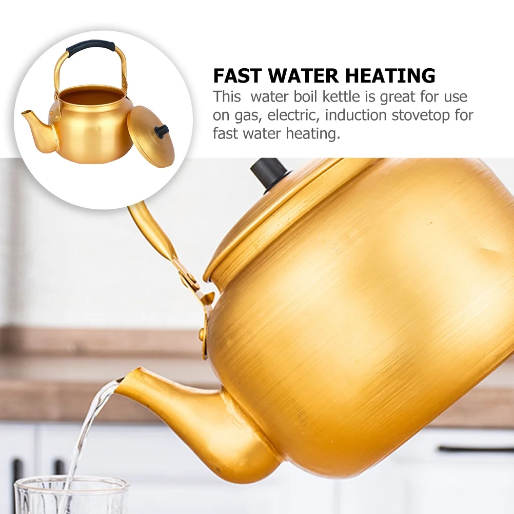 4pcs Heating Water Kettle Handheld Small Water Boiler Rice Wine Heating Kettle Practical Tea Pot