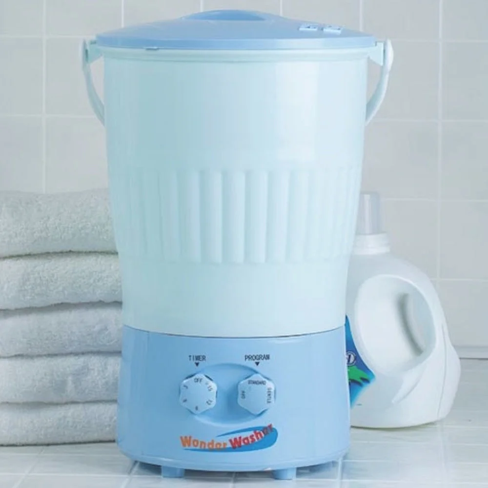 As Seen on TV -295116 Wonder Washer 7 Liter Capacity Top-Load (1.75 Gallons) 13x18.25-inch- Blue