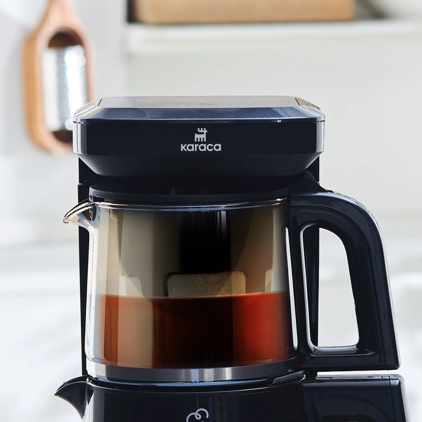 Karaca Robotea Pro 4 in 1 Talking Colored Glass Tea Machine Agate