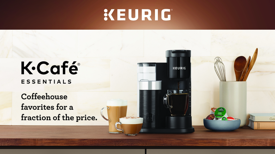 Keurig K-Caf�� Essentials Single Serve K-Cup Pod Coffee Maker, Black