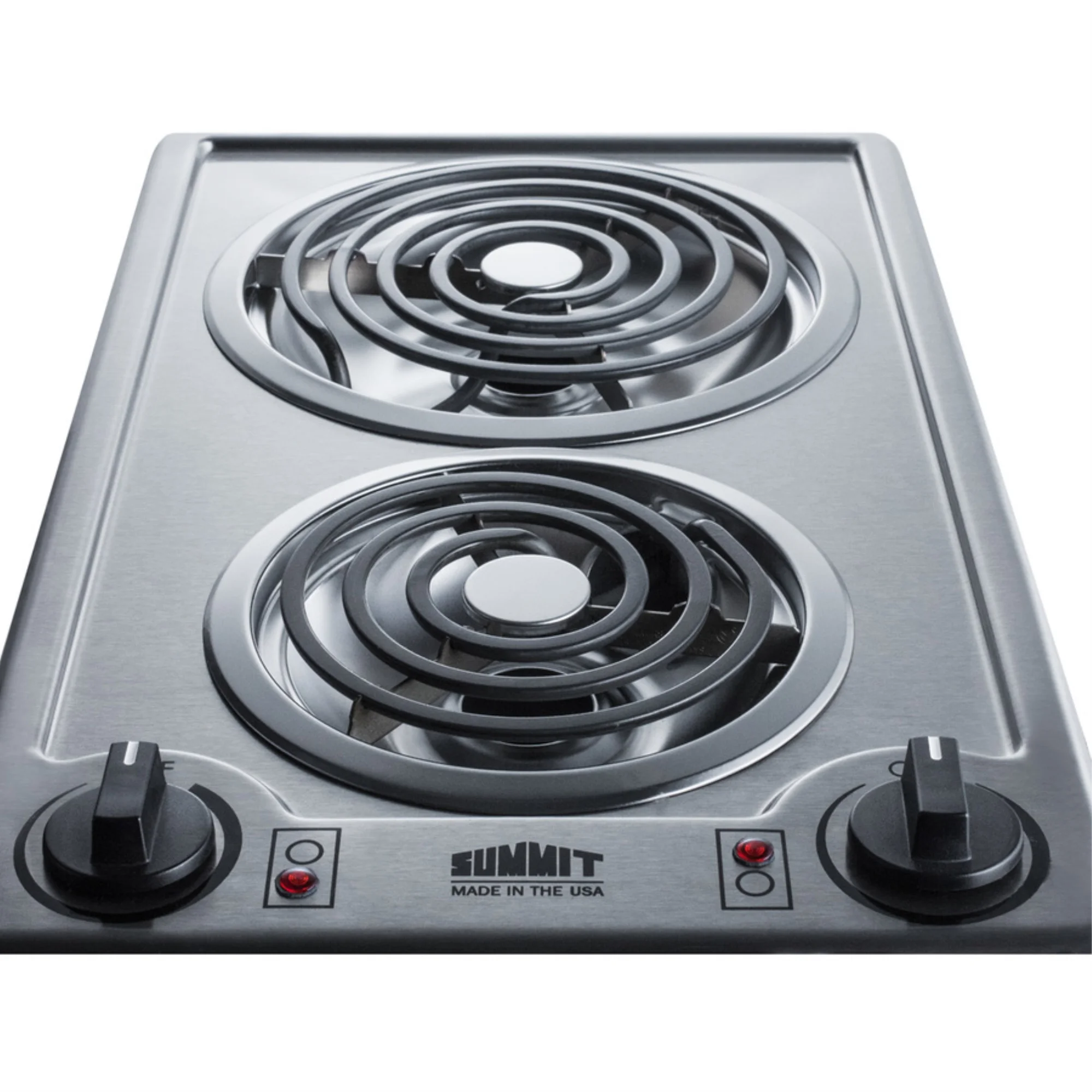 12' Wide 115V 2-Burner Coil Cooktop