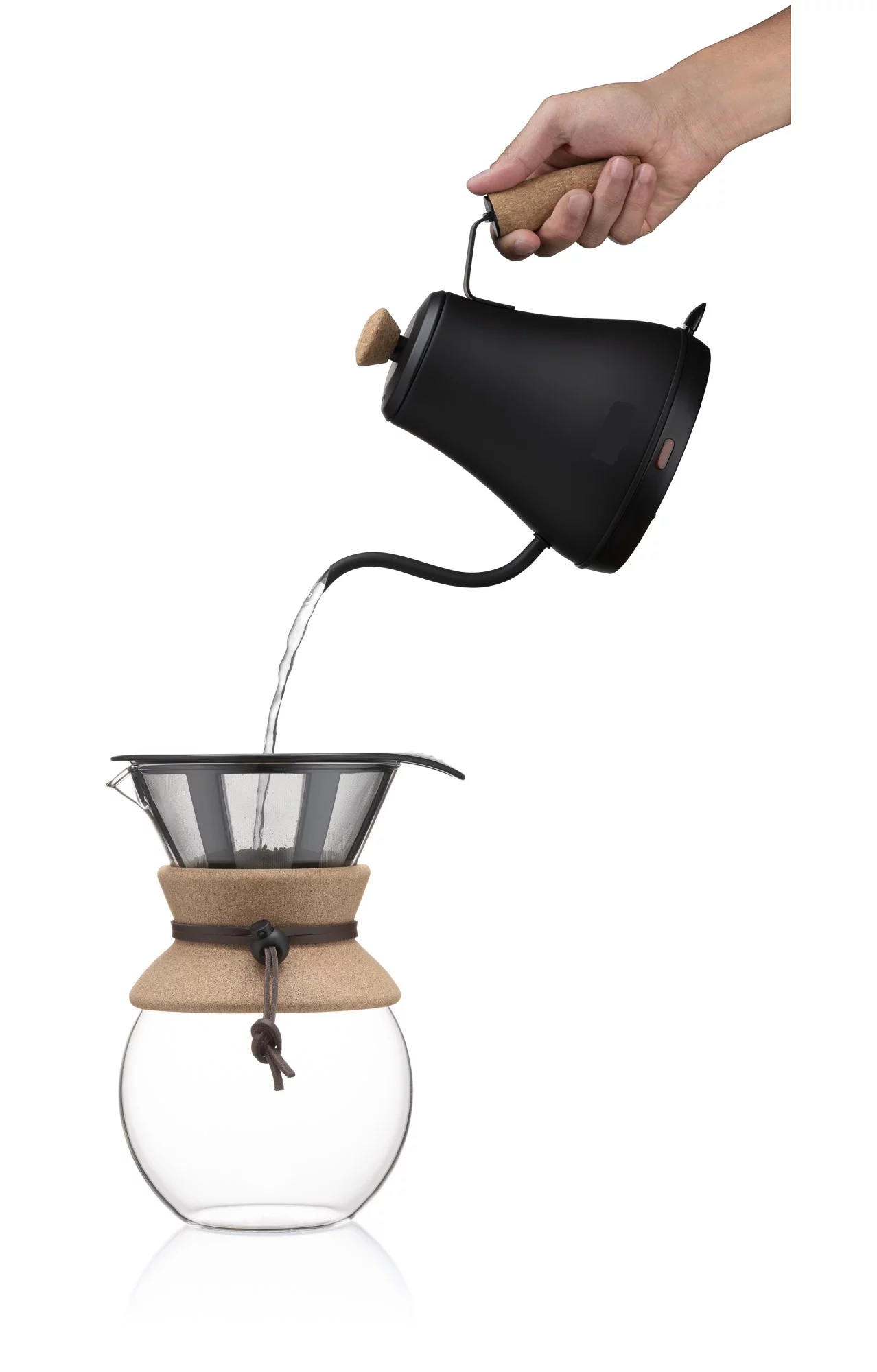 Bodum Melior Gooseneck Water Kettle, 27 Ounce, Matte Black
