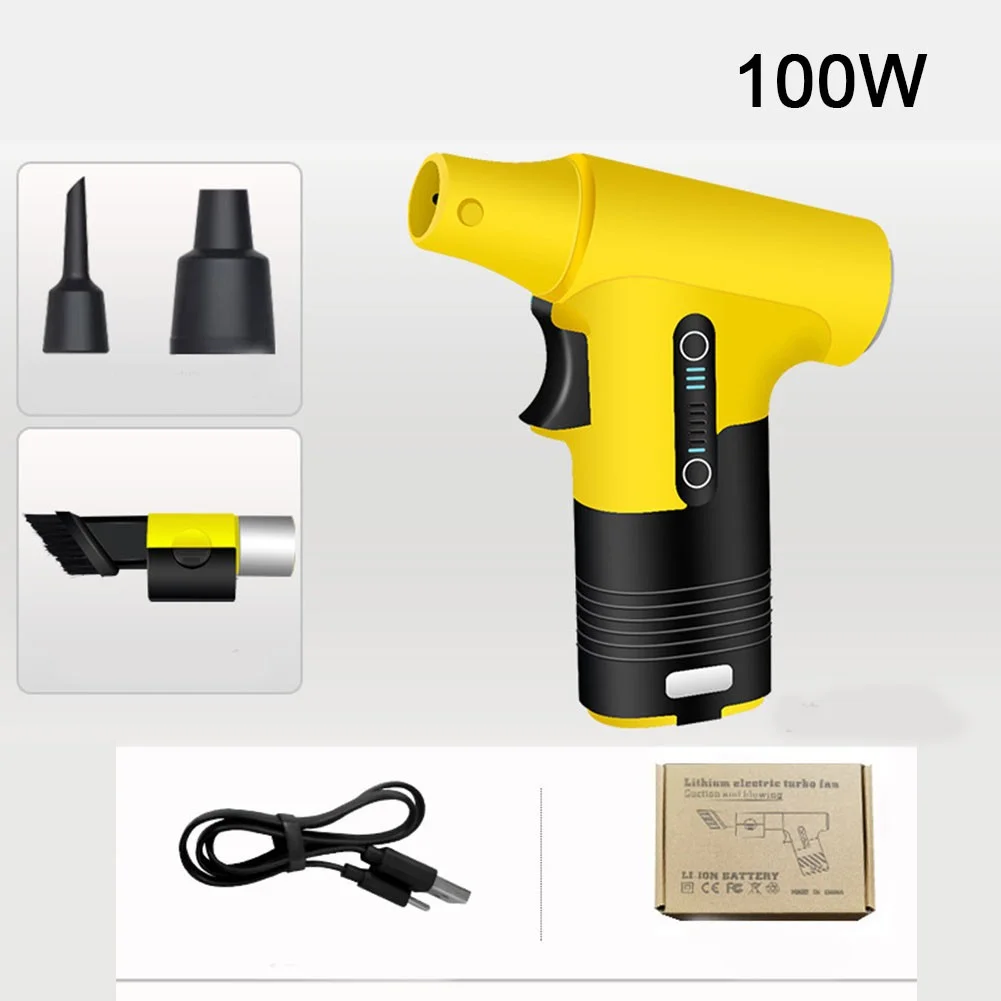 High Power Turbo Fan Blower Adjustable Speed Handheld Blower Vacuum Cleaner