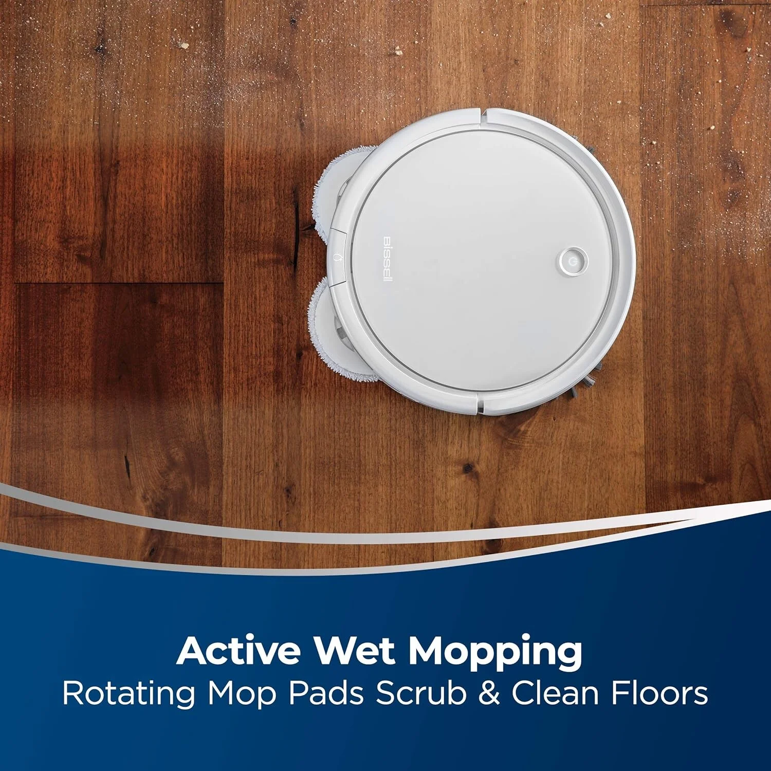 Bissell SpinWave Pet Robot 2-in-1 Wet Mop and Dry Robot Vacuum