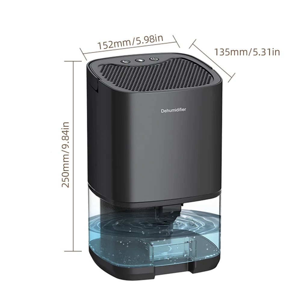 Aibecy Dehumidifier for Home 34 Water - Portable and Quiet Operation for Bedroom, Bathroom, and Basement
