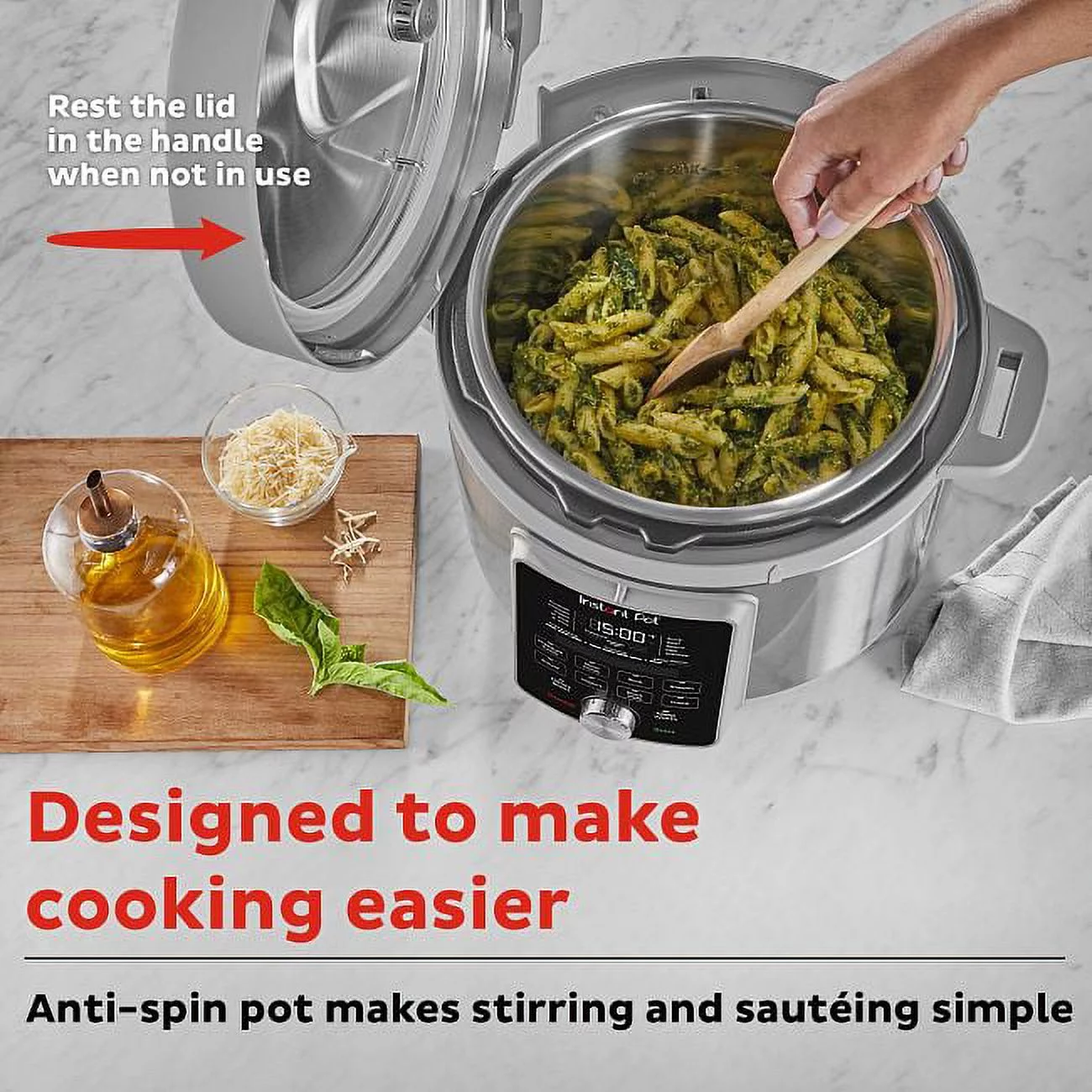 Instant Pot Duo Plus 6-quart Multi-Use Pressure Cooker with Whisper-Quiet Steam Release, V4