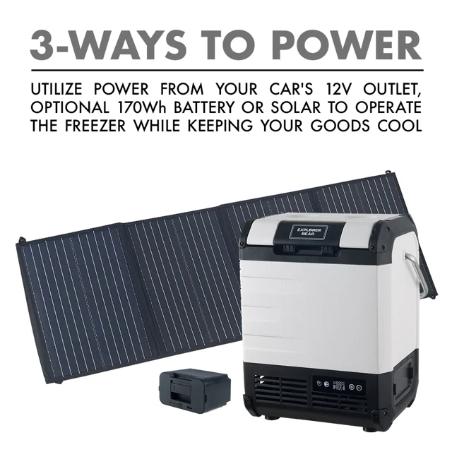 Explorer Bear 10.5QT 10L 12V 24V 0-50��F Portable Battery Powered Electric Cooler - Combo