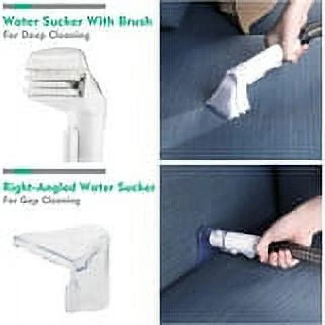 Haushof Portable Spot Cleaner for Carpet and Upholstery, Carpet Cleaner Machine, Pet Stain Remover, Car and Auto Detailer, Powerful Suction with Versatile Tools