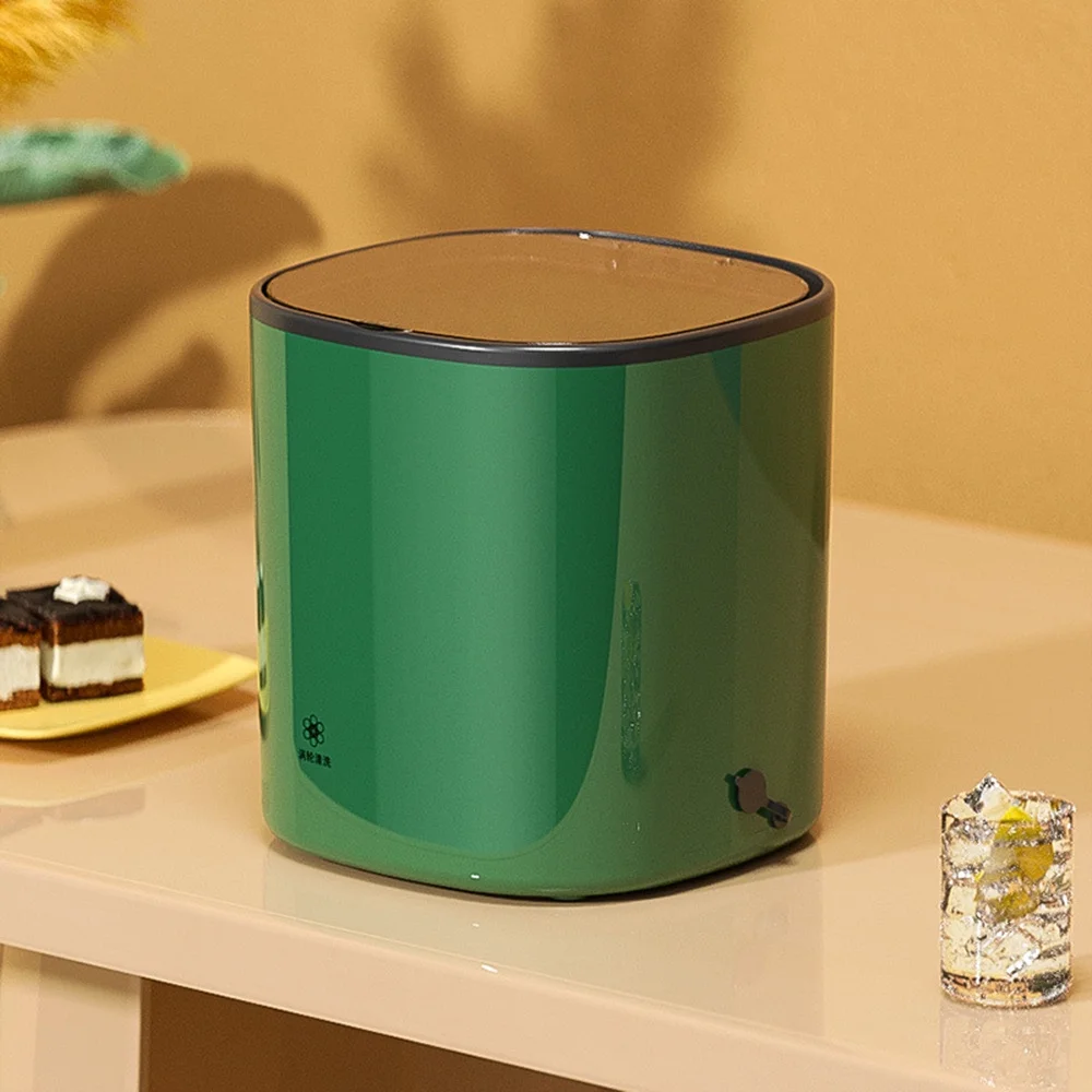 Jzenzero Portable Washing Machine No Leakage Of Electricity USB Turbine Design For Small Lightweight Clothing Green A1 Style