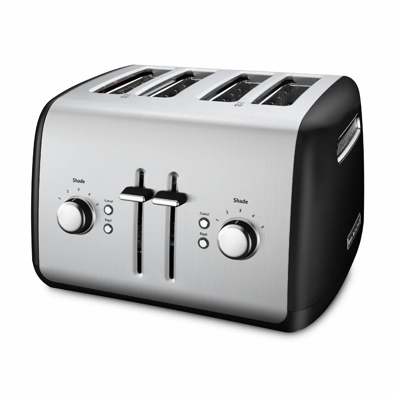 KitchenAid KMT4115OB 4-Slice Toaster with Manual High-Lift Lever, Onyx Black