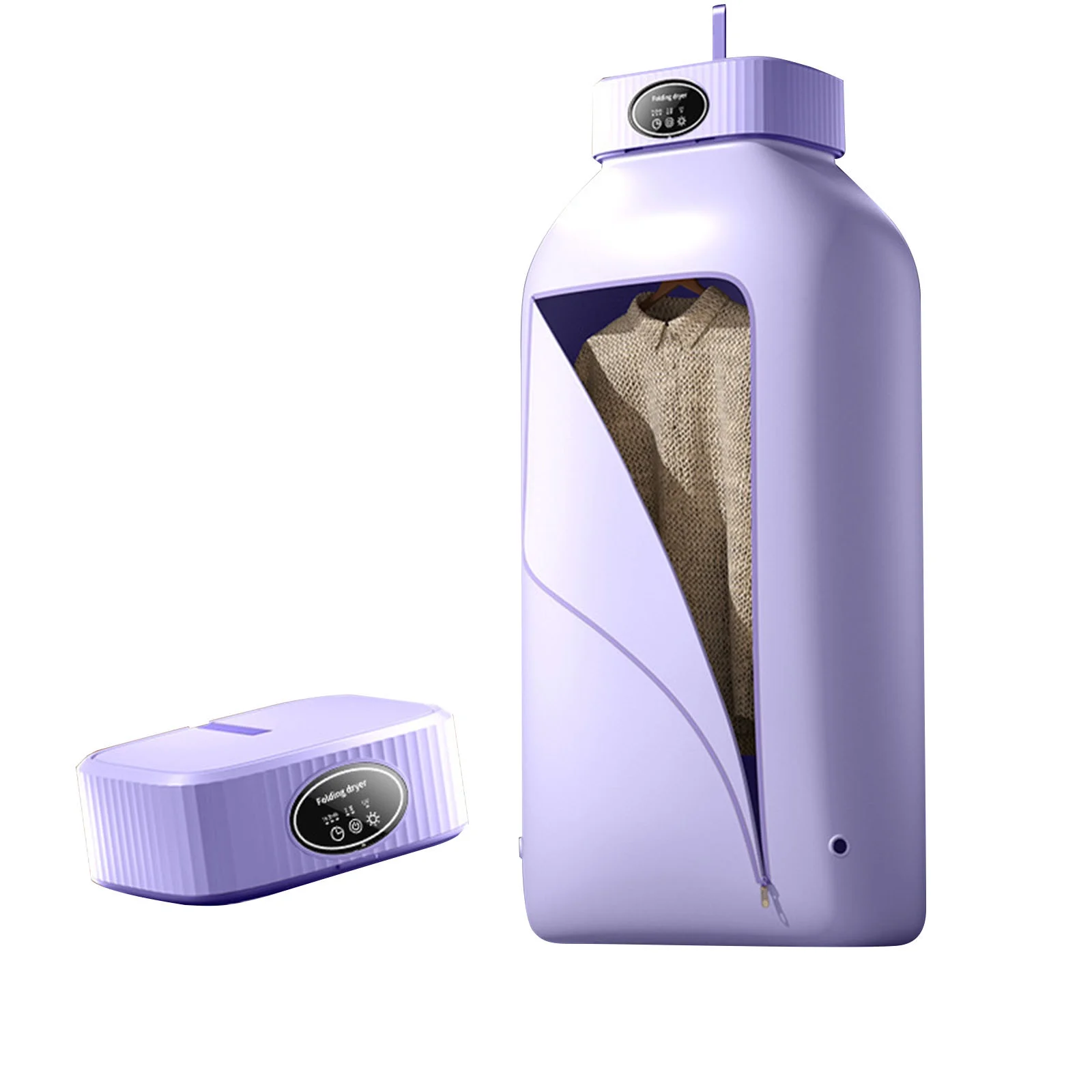 KBODIU Portable Laundry Dryer Multifunctional Portable Dryer Machine 2 Gear Adjustable Mini Indoor Clothes Dryer with Dryer Bag