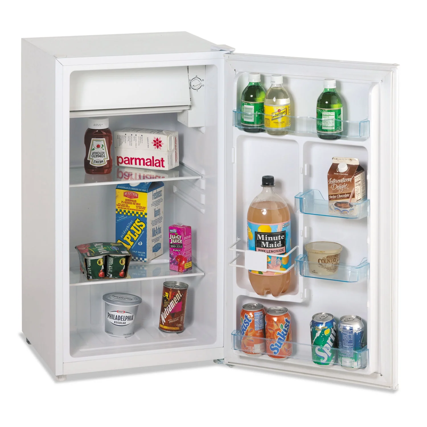 Avanti AVARM3306W 3.3 Cu Ft Compact Refrigerator w/ Chiller, White