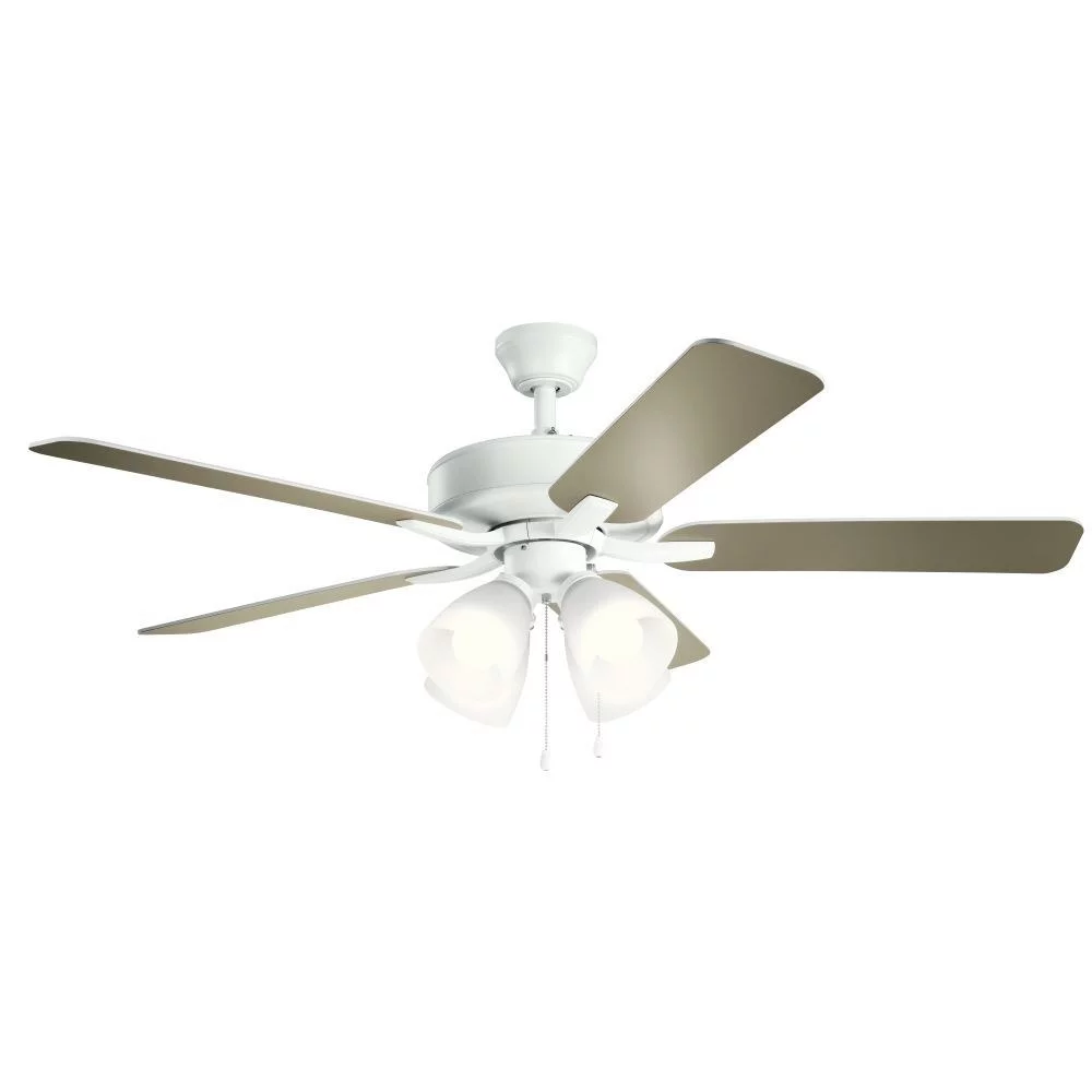 Kichler 330016 52' 5 Blade Indoor Ceiling Fan - White