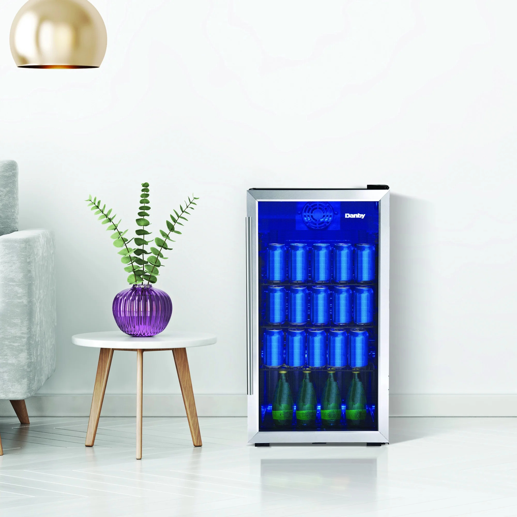 Danby DBC117A2BSSDD-6 3.1 cu. ft. Free-Standing Beverage Center in Stainless Steel
