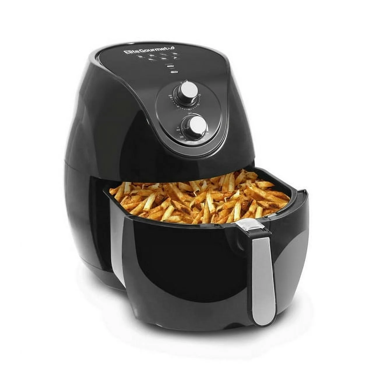 Elite Cuisine 6.5Qt Air Fryer with Timer & Temperature Controls